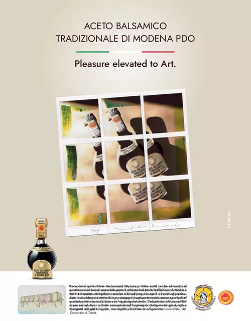 aceto balsamico tradizionale di modena - press advertising page
