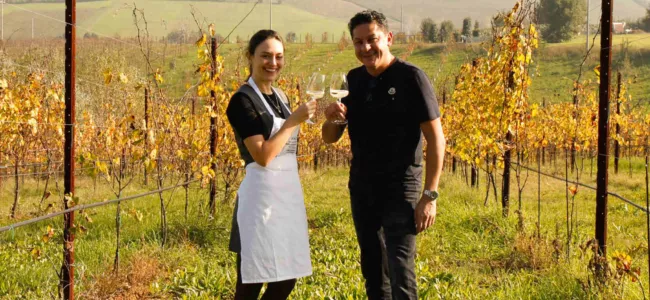 Aceto Balsamico Tradizionale di Modena-Giulia Crouch e Francesco Mazzei in visita
