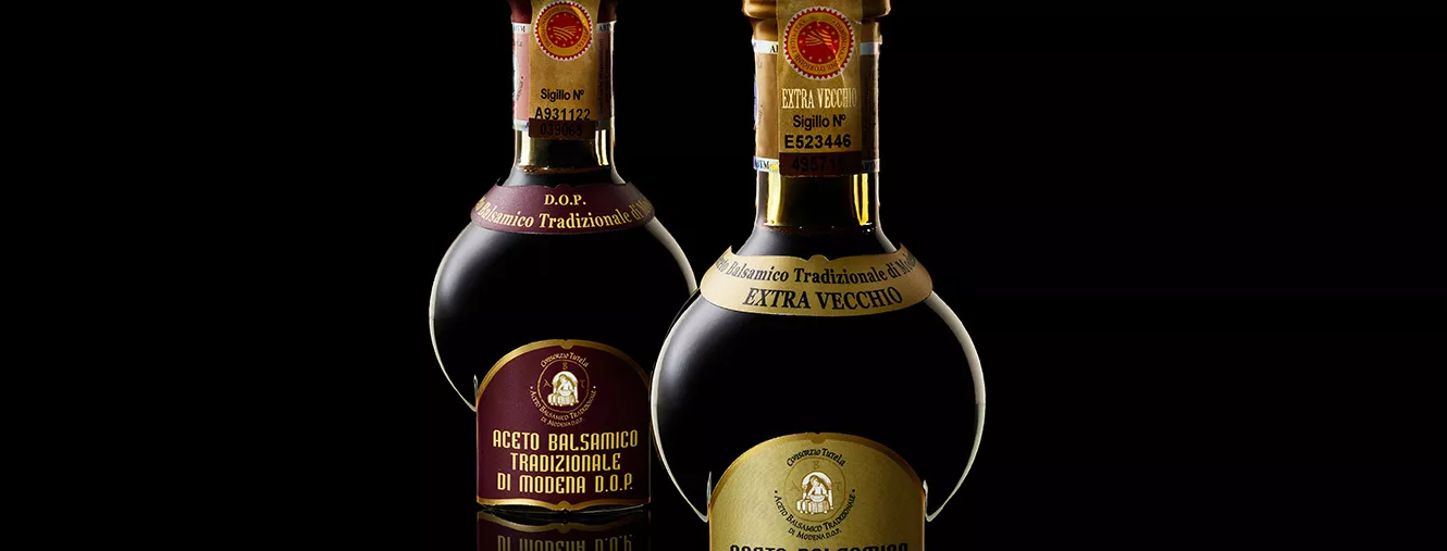 aceto balsamico tradizionale di modena dop - bottigliette giugiaro 12 e 25 anni